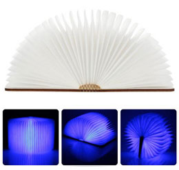 LED Rechargeable Folding Book Light 