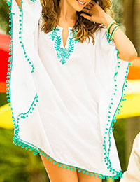 Embroidery Lace Cover Up