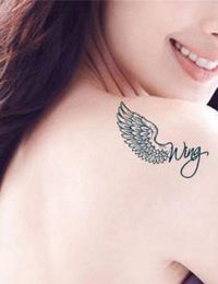 Waterproof Wings Tattoo Sticker