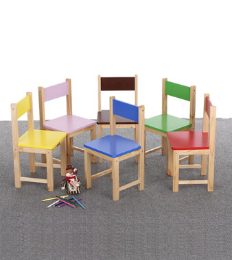 iKayaa Cute Wooden Kids Chair