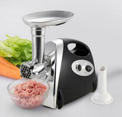 220-240V Brand New 300W Electric Meat Grinder Aluminium Alloy Household or Commercial Sausage Maker Meats Mincer Food Grinding Mincing Machine