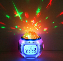 Music Starry Sky Projection Clock