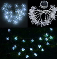 20 LED Solar String Lights for Christmas Party Wedding