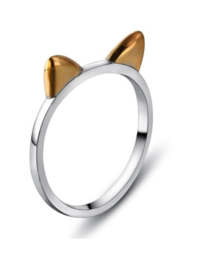 Cute Cat 925 Sterling Silver Ring