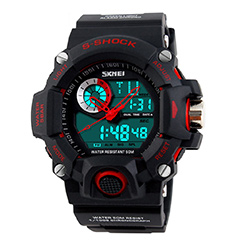 SKMEI Dual Time Water Resistant Sports Watch
