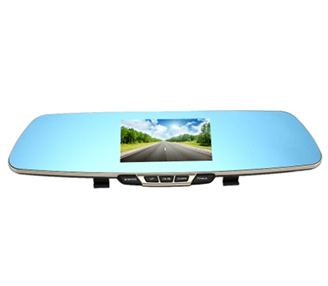 1080P HD Blue Rearview Mirror Car Video Recorder DVR