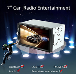 7" Universal 2 Din HD Car Radio MP5 Player