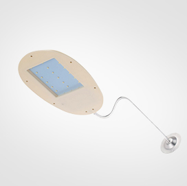 Mounted Remote Control LED Solar Powered Wall Lamp