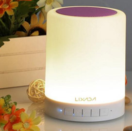 Bluetooth Music Box Speaker LED Night Lamp