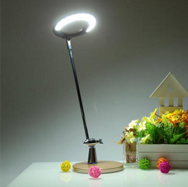 Adjustable Brightness Rotational LED Table Lamp+ qi Standard Wireless Charger