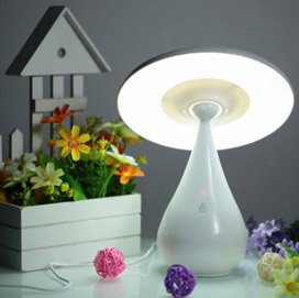 Adjustable Lighting Brightness Angle Rechargeable LED Mushroom Table Light