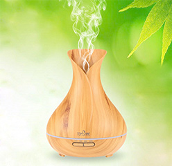 400ml Cool Mist Air Humidifier Ultrasonic Aroma Essential Oil Diffuser 