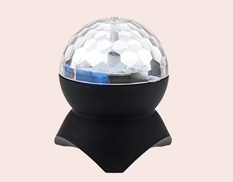 docooler 3W Mini LED Multi-colored Rotating Magic Ball Light 