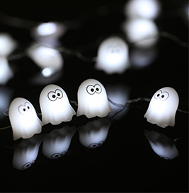 40 LEDs 3m/10ft Halloween Ghost String Light