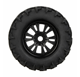 GoolRC 2Pcs RC 1/8 Monster Car Wheel Rim and Tire 