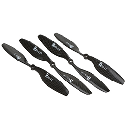 2 Pairs HJ Carbon Fiber 1045 10 * 4.5" CW CCW Propellers