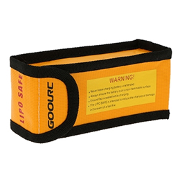 GoolRC 15 * 6.4 * 5cm Golden High Quality Glass Fiber RC LiPo Battery Safety Bag