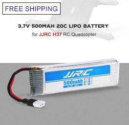 JJRC 3.7V 500mAh 20C LiPo Battery for JJRC H37