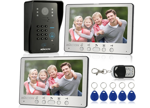 7" Wired Video Door Phone System Visual Intercom Doorbell