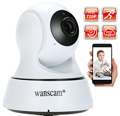 Wanscam HD 720P Megapixels Wireless WiFi Pan Tilt Network IP Camera Baby Monitor 