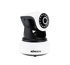 KKMOON Wireless Wifi 720P HD H.264 P2P 1MP AP IP Network Home IR Security Camera P/T Webcam
