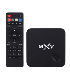 1080P MXV Smart Android 4.4 TV Box Amlogic S805 Quad Core 1.5 GHz 1G / 8G H.265 XBMC DLNA Miracast Airplay WiFi Bluetooth 4.0 TF Card Slot with Remote Controller