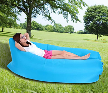 Outdoor Portable Inflatable Lounger Air Sleeping Bag 