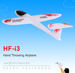 HF-i3 T-Shaped Tail EPP Hand Throwing Glider Airplane Outdoor Aircraft 