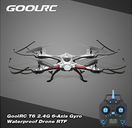 GoolRC T6 Waterproof 2.4G 4CH 6-Axis Gyro Drone RC Quadcopter RTF