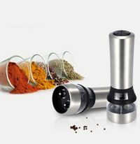 2 in 1 Stainless Steel Portable Electric Kitchen Seasoning Grinding Tool