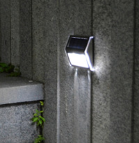 Solar-powered Water-resistant Light with 2pcs LEDs