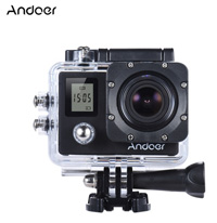 Andoer 4K 16MP Waterproof 4X Zoom Dual Screen WiFi Action Camera