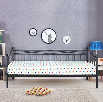 iKayaa Antique Metal Daybed Frame