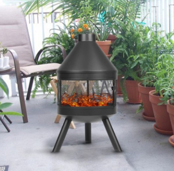 iKayaa Outdoor Garden Portable Fire Pit 