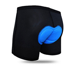 High-waisted Men 3D Padded Bicycle Pants 