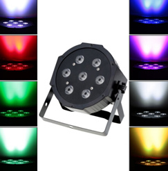 70W 5/8 Channel 4 In 1 RGBW LED Stage Light