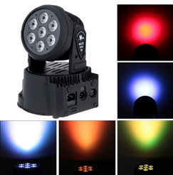 5/13 Channel Mini Moving Head Party Stage Light 