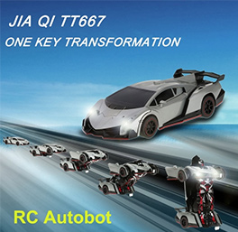 JIA QI TT667 RC Robot Car Transformation Autobot Deformation Robot 