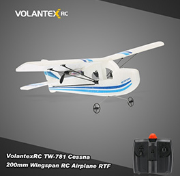 Volantex RC TW-781 Cessna Mini EPP Indoor Drone Aircraft RTF 