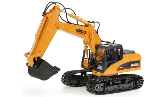 HUI NA TOYS 2.4GHz 15CH Engineering Electric Excavator