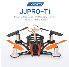JJRC JJPRO-T1 95mm Micro FPV Racing Drone F3 Brushed Flight Controller Frsky Receiver BNF
