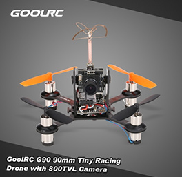 GoolRC G90 90mm FPV Indoor Micro Drone BNF