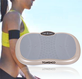 TOMSHOO Touchscreen LCD Body Vibration Platform Fitness Vibration Plate Machine Workout Trainer Hips Muscle Weight Loss Exercise Equipment